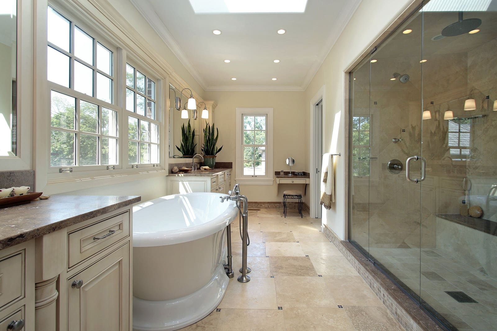 Renovated bathroom interior in Boca Raton, FL